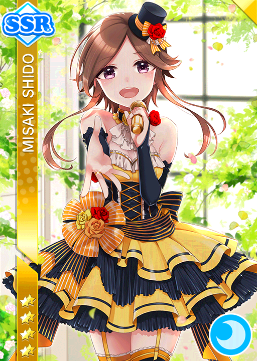 blush, brown_hair, character_name, dress, love_live!_school_idol_project, microphone, shidou_misaki, short_hair