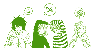 death_note, l, matt, mello, near