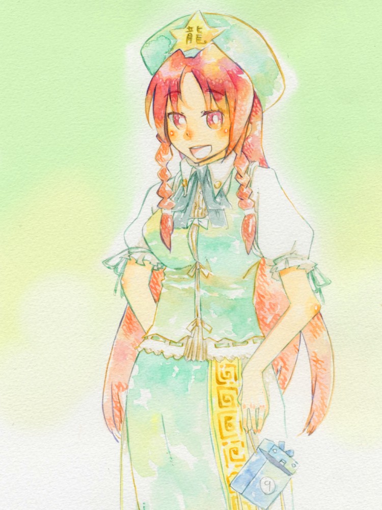 ⑨, hong_meiling, imoko, solo, touhou