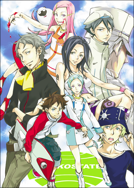 dewey_novak, dominic_sorel, dress, eureka, eureka_7, eureka_seven, eureka_seven_(series), everyone