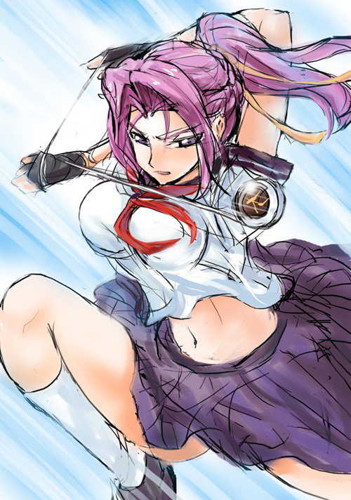 breasts, code_geass, cornelia_li_britannia, fingerless_gloves, fura, gloves, large_breasts, leg_up