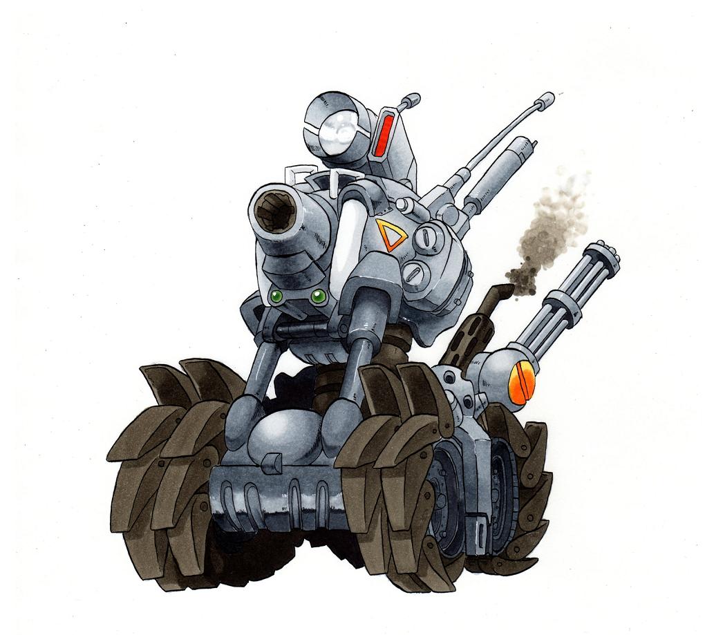 calligraphy_brush, calligraphy_brush_(medium), caterpillar_tracks, ground_vehicle, marker_(medium), metal_slug, military, military_vehicle