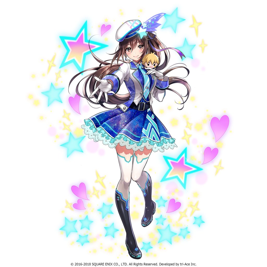 belt, belt_buckle, blush, boots, breasts, brown_eyes, brown_hair, buckle