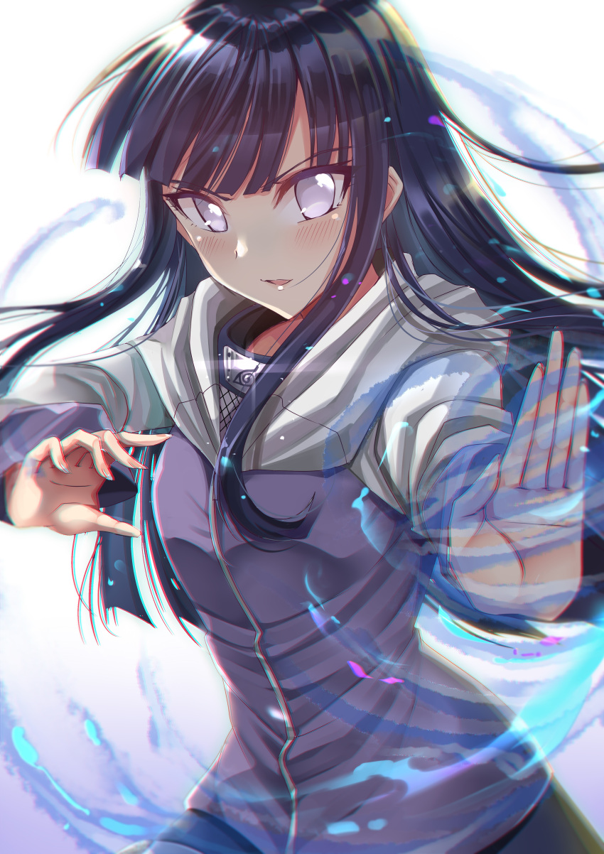 1girl, absurdres, bangs, black_hair, blush, floating_hair, grey_eyes, gu_li