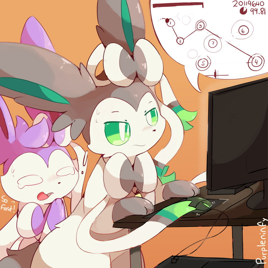!, alternate_color, artist_name, bow, commentary, computer, creatures_(company), english_text