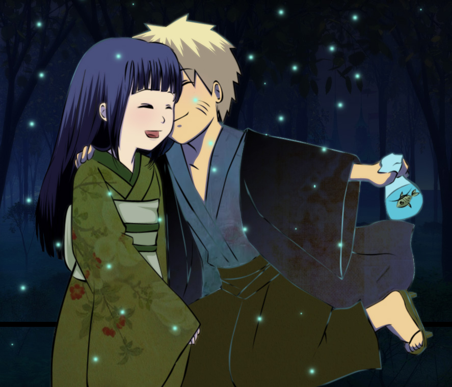 1girl, bag, bagged_fish, clothed, couple, fireflies, fish, gabzillaz