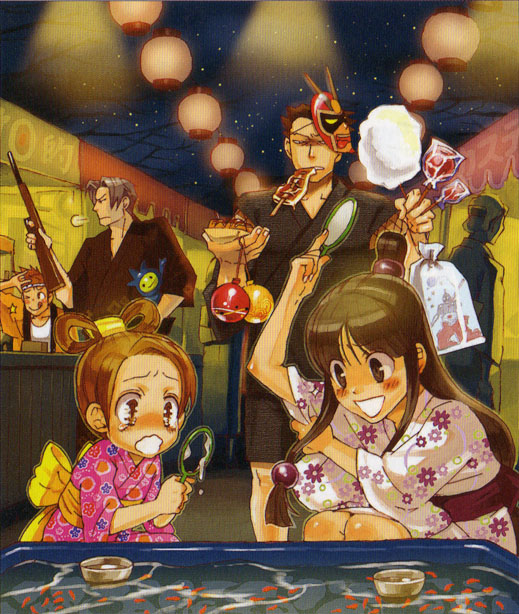 \m/, ace_attorney, ayasato_mayoi, blush, gyakuten_saiban, japanese_clothes, kimono, larry_butz