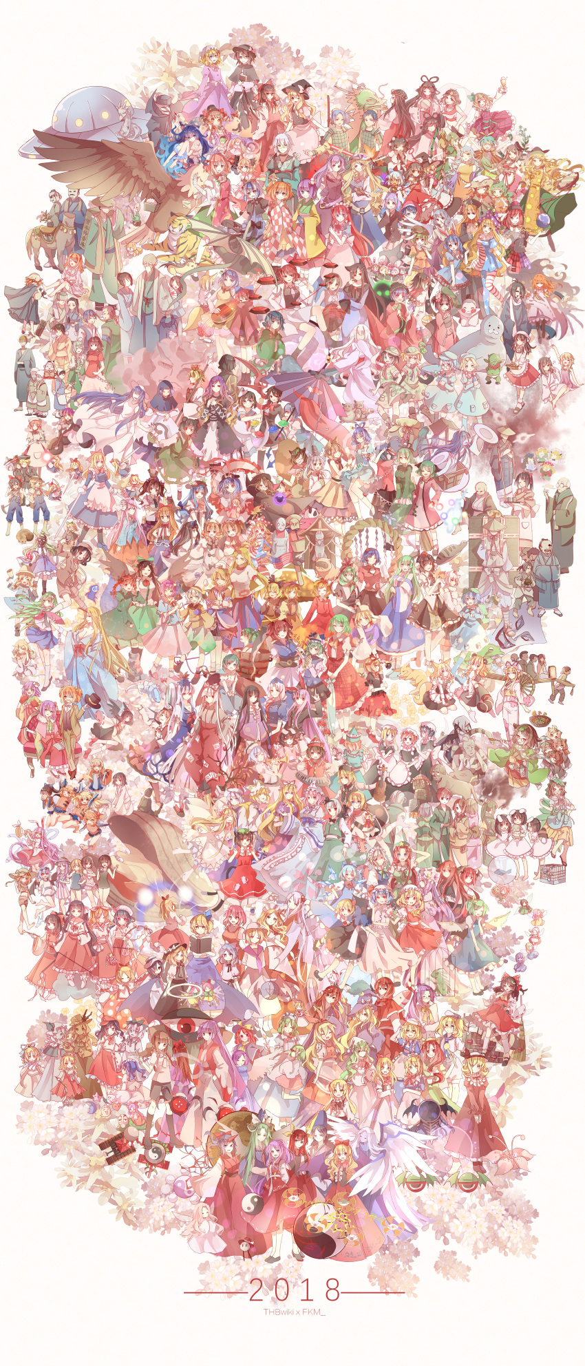 2018, 6+boys, 6+girls, absolutely_everyone, absurdres, aki_minoriko, aki_shizuha, alice_margatroid