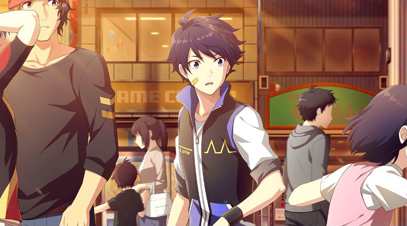 black_hair, blue_eyes, idolmaster, idolmaster_side-m, idolmaster_side-m_live_on_stage, jacket, short_hair, takeru_taiga