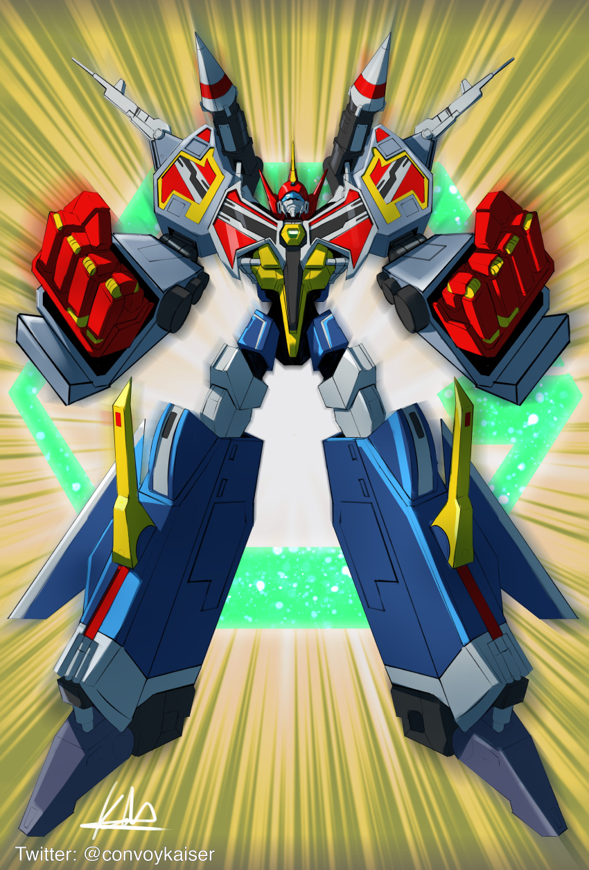00kaiser, absurdres, cannon, drill, full_powered_gridman, gridman_(ssss), helmet, highres