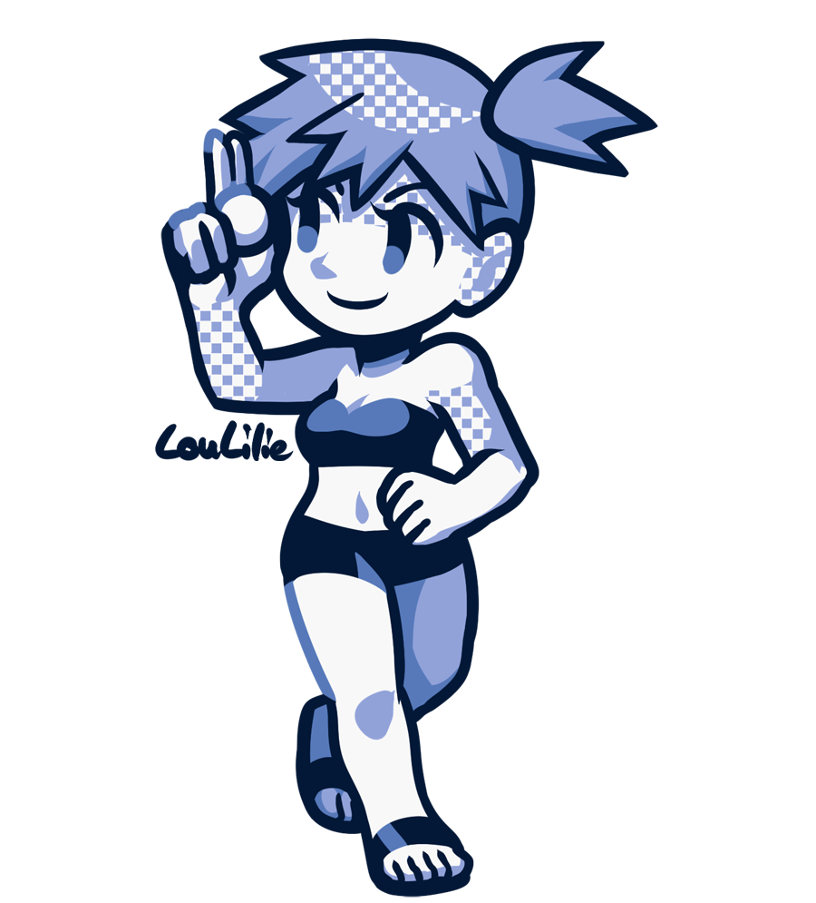 1girl, bikini, closed_mouth, commentary, creatures_(company), english_commentary, full_body, game_freak