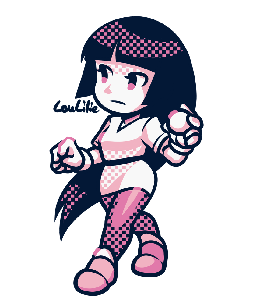 1girl, commentary, creatures_(company), english_commentary, full_body, game_freak, loulilie, natsume_(pokemon)