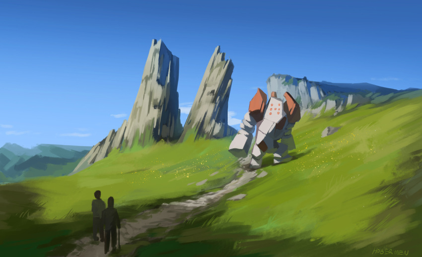 2others, blue_sky, clouds, creatures_(company), day, game_freak, gen_3_pokemon, grass