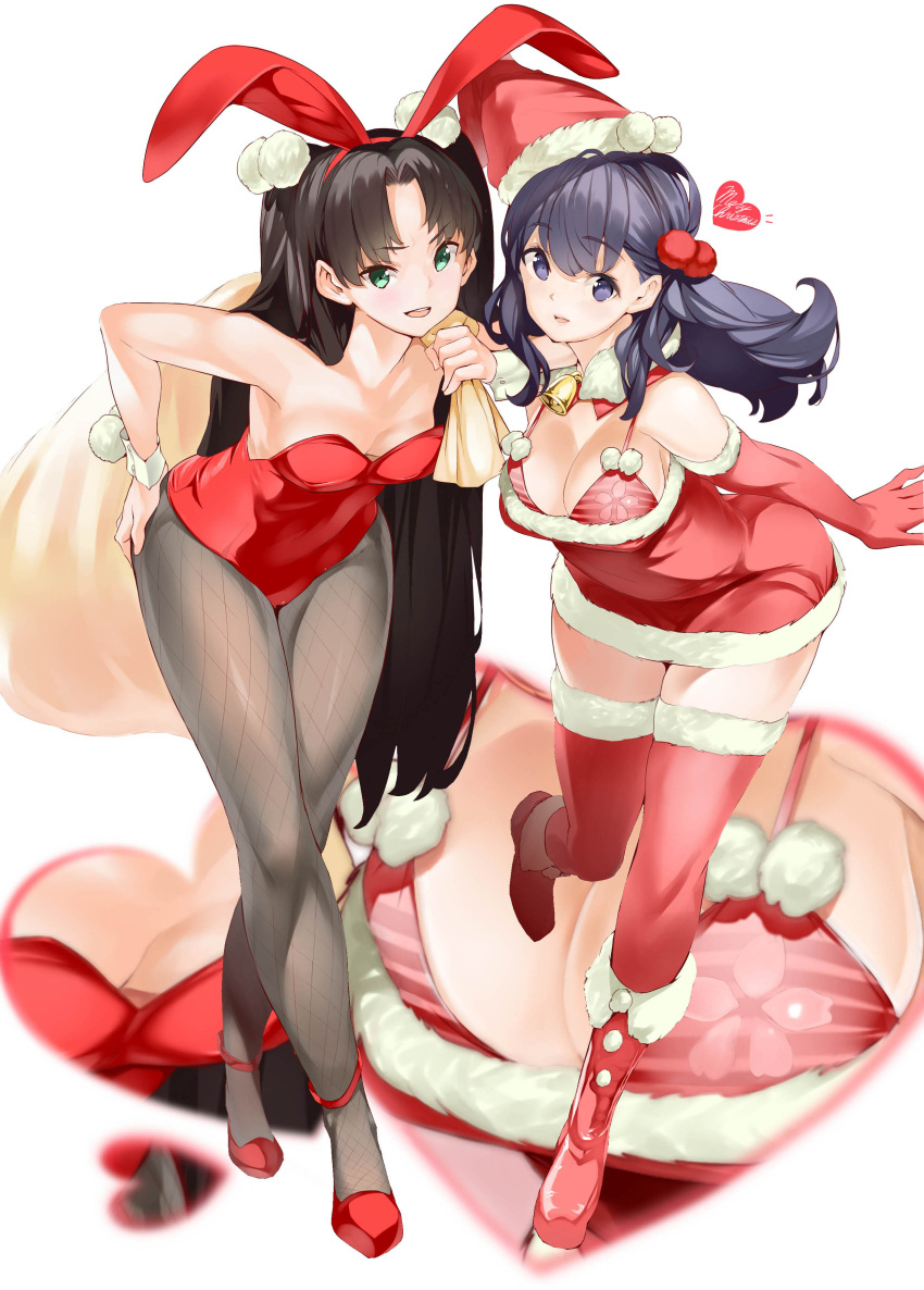 absurdres, animal_ears, bare_shoulders, bell, bell_collar, black_legwear, blush, boots