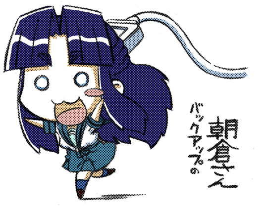 blue_hair, cable, chibi, moroyan, o_o, school_uniform, suzumiya_haruhi_no_yuuutsu