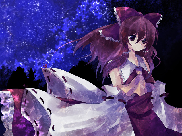 bad_id, brown_hair, hakurei_reimu, ichi_(artist), ichi_(bji), japanese_clothes, long_hair, miko