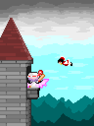 hakurei_reimu, lowres, miranko, pixel_art, remilia_scarlet, touhou