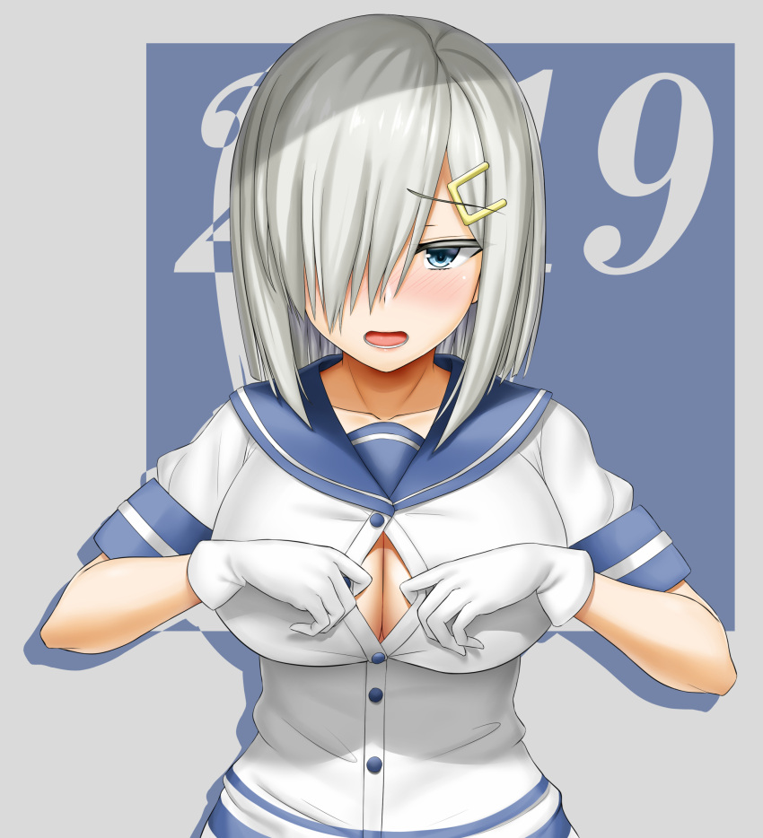 1girl, 2019, absurdres, abukobato, blue_eyes, blush, breasts, bursting_breasts