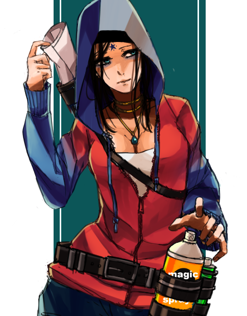 1girl, black_hair, breasts, cleavage, commentary_request, devil_may_cry, devil_may_cry_(series), dmc:_devil_may_cry