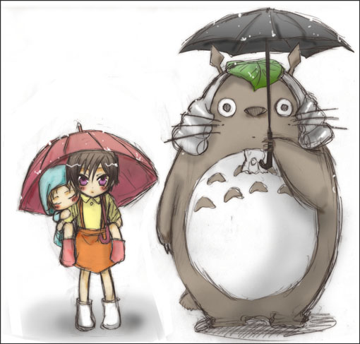 charles_di_britannia, code_geass, ghibli, lelouch_lamperouge, my_neighbor_totoro, nunnally_lamperouge, parody, tonari_no_totoro