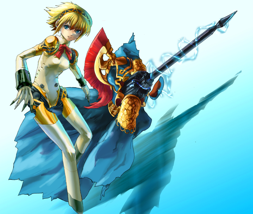 android, blonde_hair, highres, matsumoto_eight, palladion, persona, persona_3, robot_girl