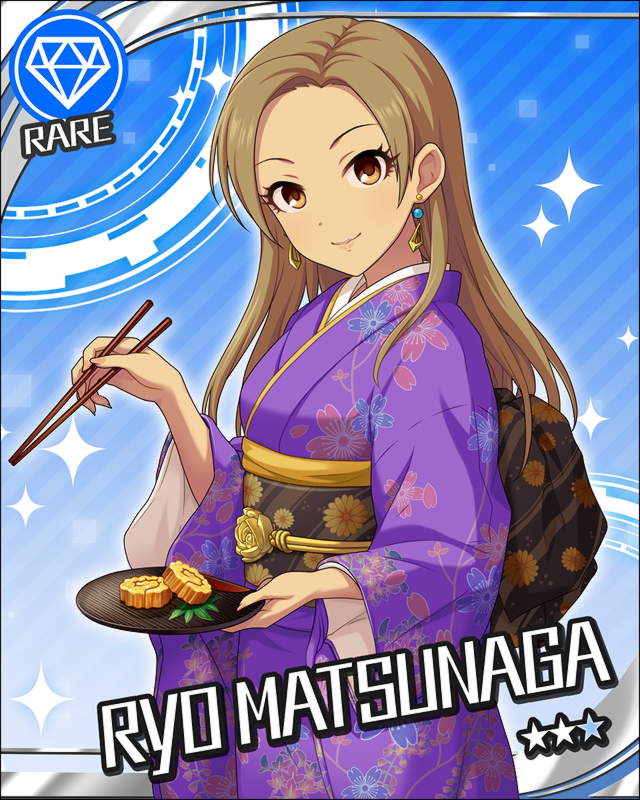 blush, brown_eyes, brown_hair, character_name, idolmaster, idolmaster_cinderella_girls, kimono, long_hair