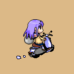 fujibayashi_kyou, helmet, identity, lowres, motor_vehicle, obscur, oekaki, pixel_art