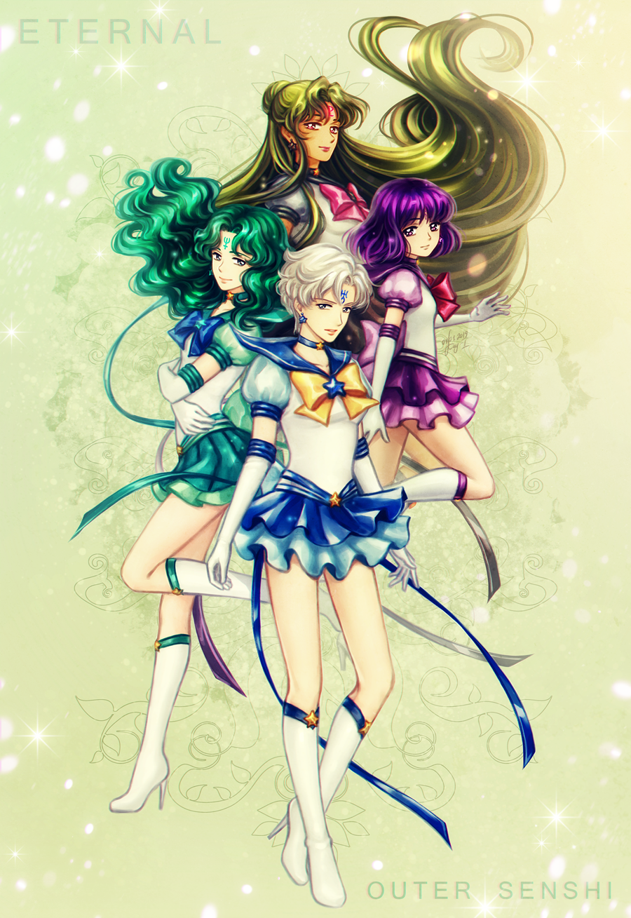 4girls, back_bow, bangs, bishoujo_senshi_sailor_moon, black_neckwear, black_sailor_collar, blue_bow, blue_eyes