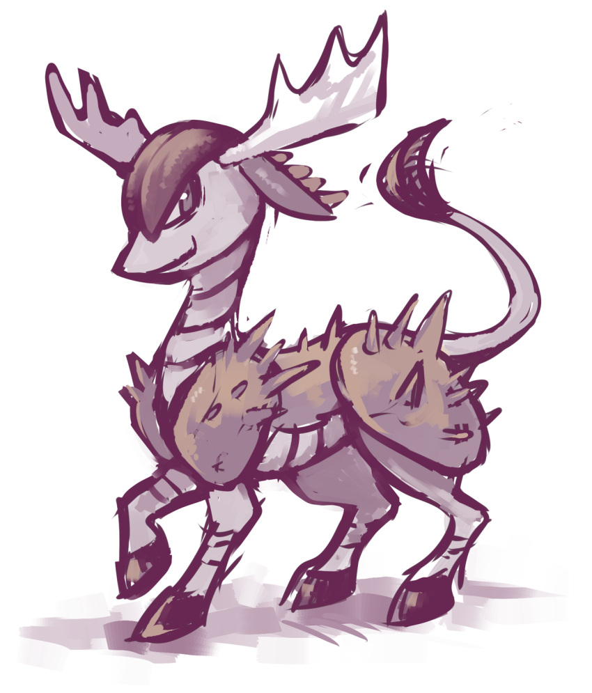 beta_pokemon, capsule_monsters, creature, creatures_(company), deer_(pokemon), from_side, full_body, game_freak
