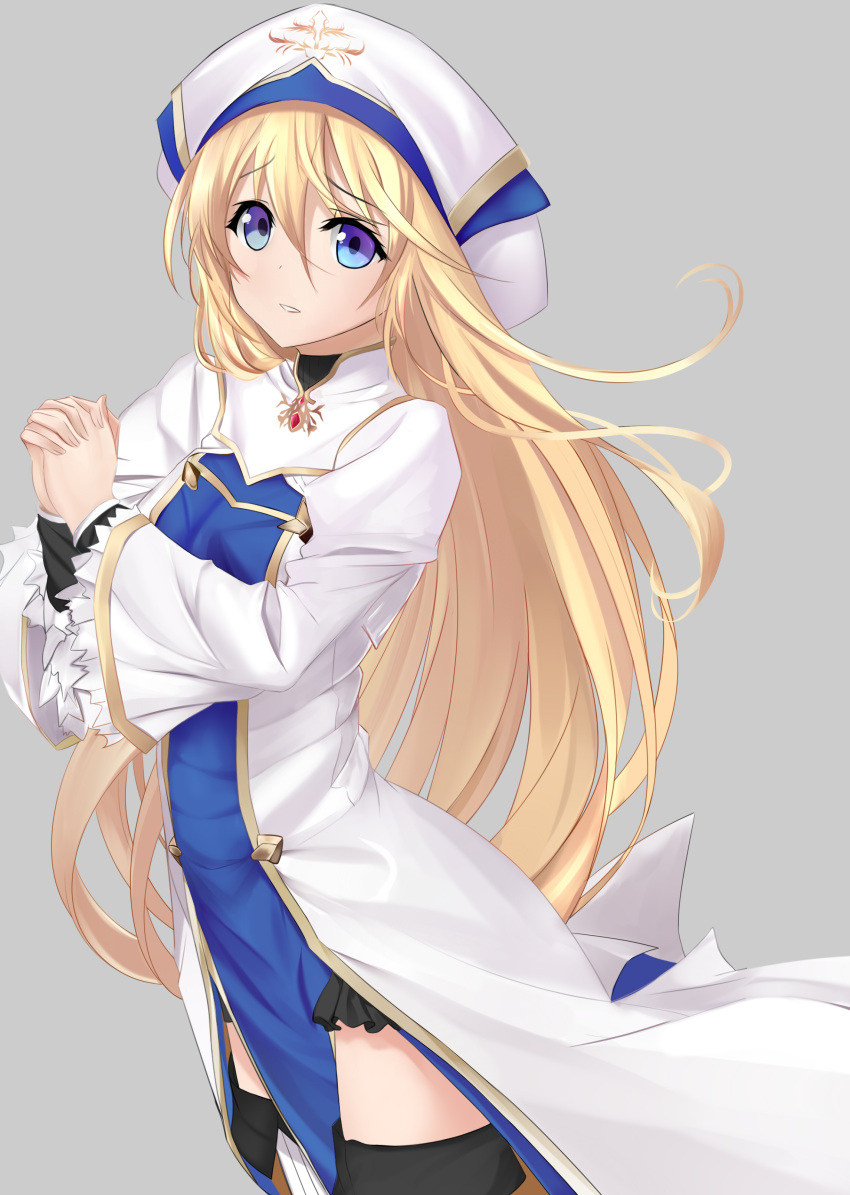 1girl, absurdres, black_footwear, blonde_hair, blue_eyes, boots, cowboy_shot, eyebrows_visible_through_hair