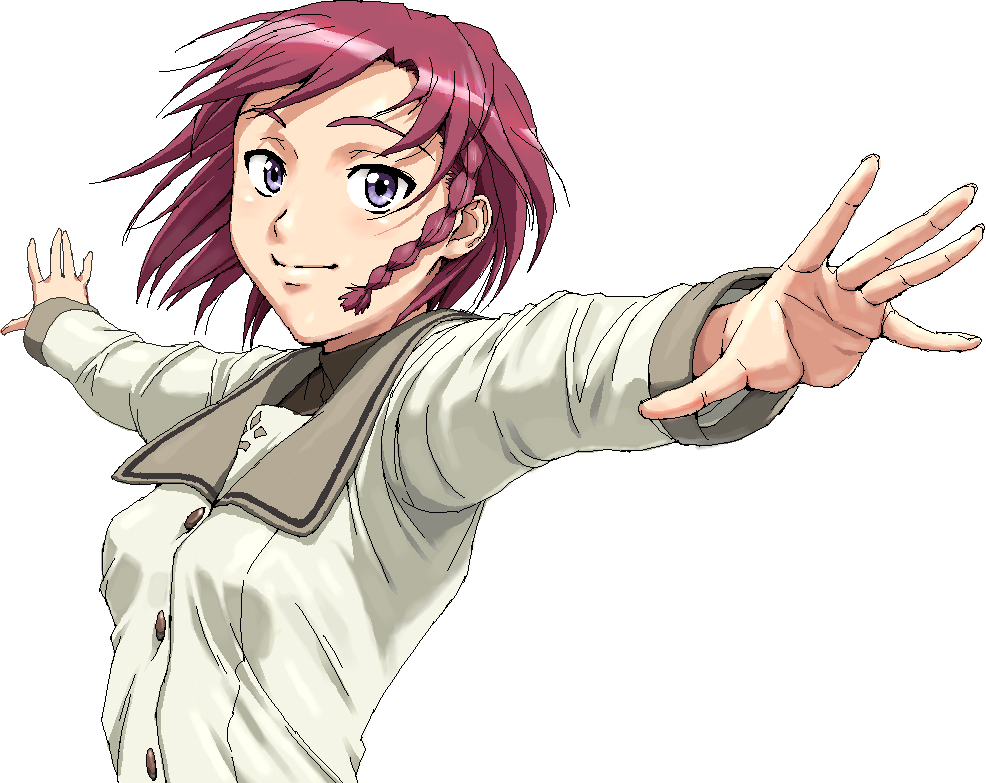 braid, mai_otome, mai_otome_s.ifr, my-otome, my-otome_s.ifr, nigou, purple_eyes, red_hair