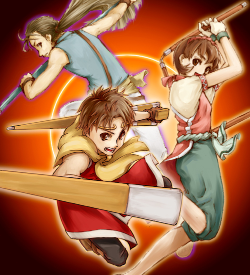 2boys, gensou_suikoden, gensou_suikoden_ii, jiji_(pixiv15469), jiji_(wander_plug), jowy_atreides, jowy_atreides-blight, multiple_boys