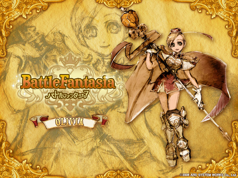 800x600, battle_fantasia, blonde_hair, boots, gloves, olivia_von_roselia, princess, wallpaper