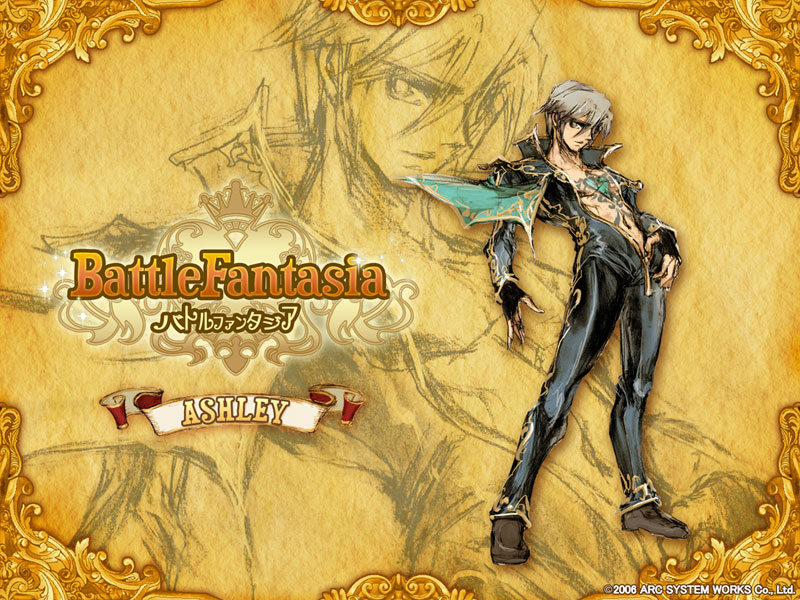 ashley_loveless, battle_fantasia, male, royal_guard, white_hair