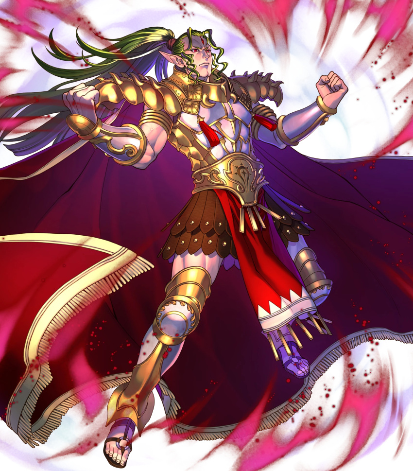 1boy, armor, cape, doma_(fire_emblem), facial_mark, fire_emblem, fire_emblem_echoes:_mou_hitori_no_eiyuuou, fire_emblem_heroes