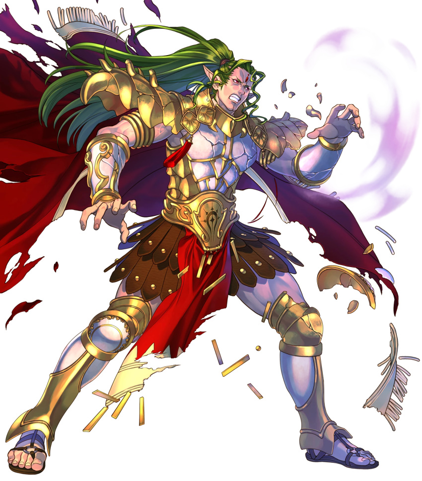 1boy, armor, cape, doma_(fire_emblem), facial_mark, fire_emblem, fire_emblem_echoes:_mou_hitori_no_eiyuuou, fire_emblem_heroes