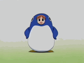 animated, animated_gif, azumanga_daioh, azumanga_daiou, bird, dancing, gif, lowres