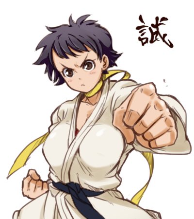 0721kin29n, 1girl, black_hair, bra, breasts, brown_eyes, choker, clenched_hands