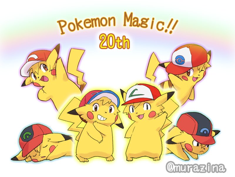 1boy, black_eyes, brown_eyes, creatures_(company), game_freak, gen_1_pokemon, grin, hat