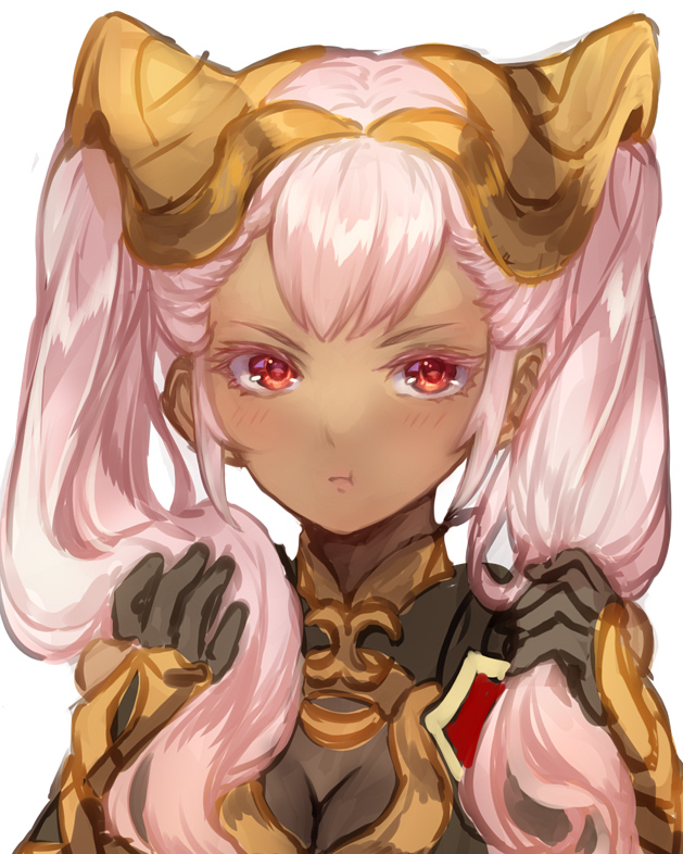 1girl, blush, breasts, cleavage, dark_skin, fire_emblem, fire_emblem_heroes, hair_ornament