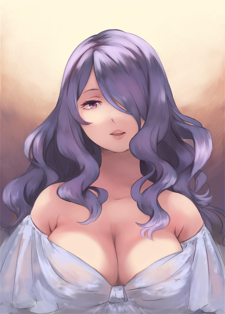 1girl, ai-wa, bare_shoulders, breasts, camilla_(fire_emblem_if), cleavage, fire_emblem, fire_emblem_if