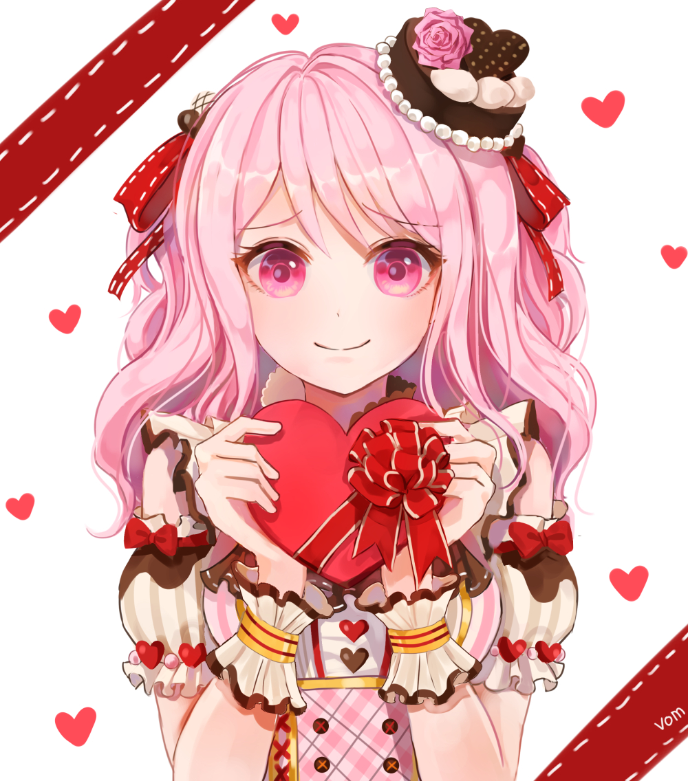 1girl, alternate_hairstyle, artist_name, bang_dream!, bangs, box, corset, ferrel_(rocher_71)