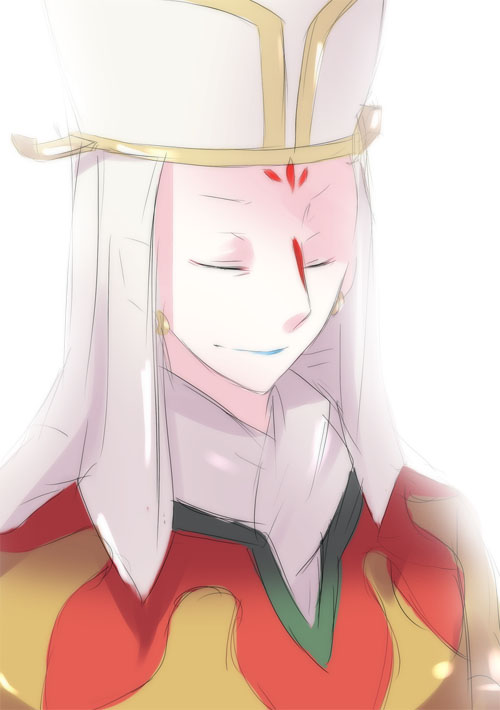 chinese, closed_eyes, code_geass, gao_hai, hat, kurobaru, kurohara_yuu, make_up