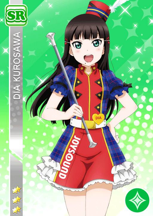 black_hair, blush, character_name, dress, green_eyes, kurosawa_dia, long-hair, love_live!_school_idol_festival