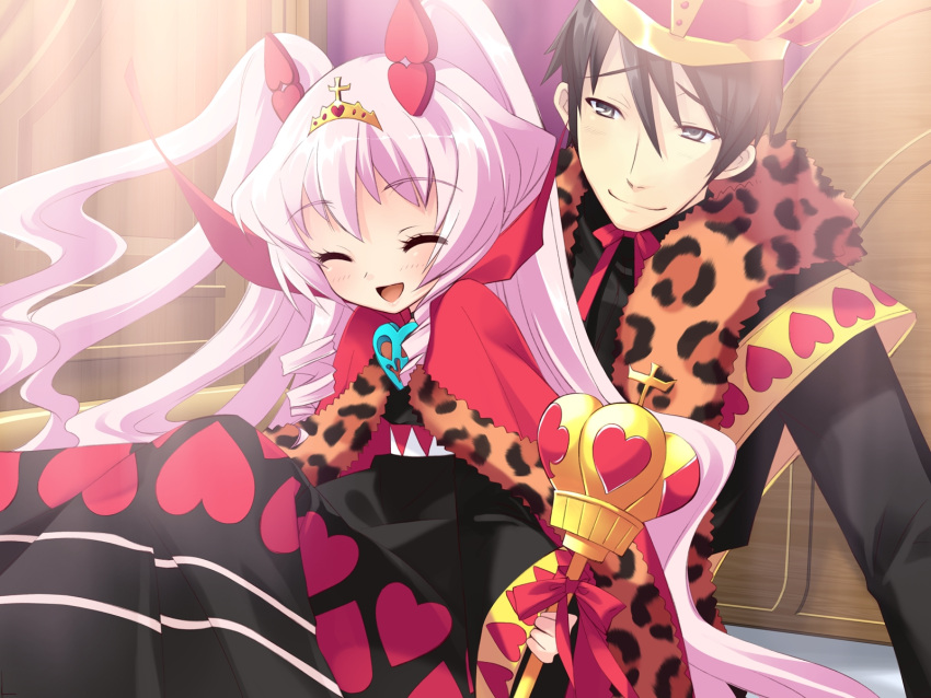 highres, itou_noiji, lavinia, lavinia_(alice_parade), long_hair, purple_hair, twintails