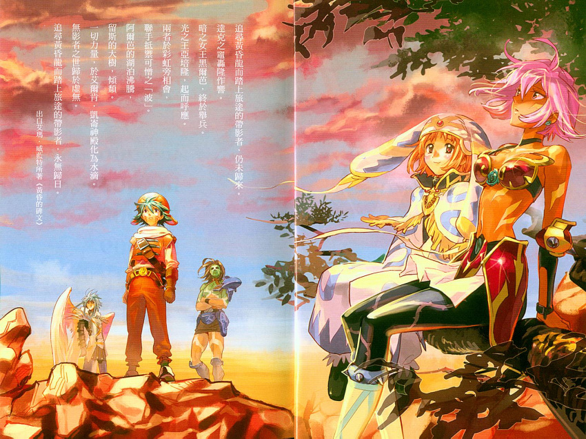 .hack//games, armor, balmung, bare_shoulders, black_rose_(.hack//), blackrose, bra, chinese