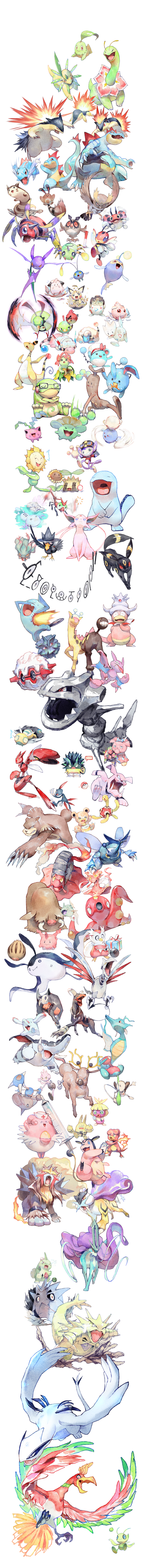 ..., absurdres, aipom, ampharos, ariados, azumarill, bayleef, bellossom, bespectacled, blissey, bottle, box, celebi, chikorita, chinchou, cleffa, clothed_pokemon, commentary, corsola, crobat, croconaw, cyndaquil, delibird, donphan, dunsparce, e_volution, elekid, entei, espeon, everyone, feraligatr, flaaffy, forretress, furret, gift, gift_box, girafarig, glasses, gligar, goggles, goggles_on_head, granbull, hat, heracross, highres, hitmontop, ho-oh, hoothoot, hoppip, houndoom, houndour, igglybuff, jumpluff, kingdra, lanturn, larvitar, ledian, ledyba, lugia, magby, magcargo, mantine, mareep, marill, meganium, milk, milk_bottle, miltank, misdreavus, moomoo_milk, murkrow, natu, no_humans, noctowl, nurse_cap, octillery, phanpy, pichu, piloswine, pineco, poke_ball, poke_ball_(basic), pokemon, pokemon_(creature), politoed, porygon2, pupitar, quagsire, quilava, qwilfish, raikou, remoraid, scizor, sentret, shuckle, skarmory, skiploom, slowking, slugma, smeargle, smoochum, sneasel, snubbull, spinarak, spoken_ellipsis, stantler, steelix, sudowoodo, suicune, sunflora, sunkern, swinub, symbol-only_commentary, syringe, tall_image, teddiursa, togepi, togetic, totodile, typhlosion, tyranitar, tyrogue, umbreon, unown, unown_e, unown_i, unown_l, unown_n, unown_o, unown_t, unown_u, unown_v, unownglyphics, ursaring, wobbuffet, wooper, xatu, yanma
