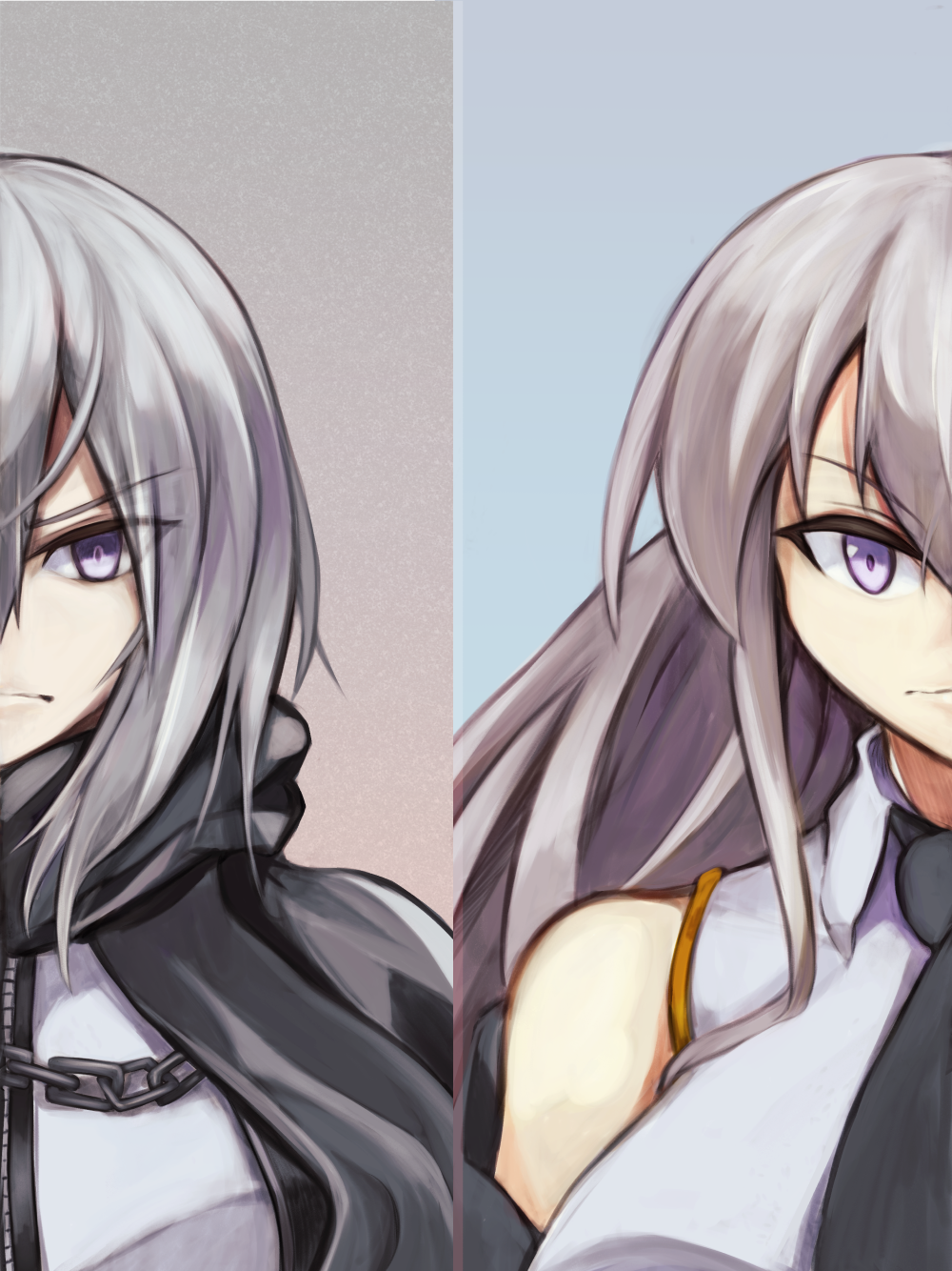 1girl, azur_lane, bangs, black_coat, black_neckwear, cape, coat, code_g_(azur_lane)