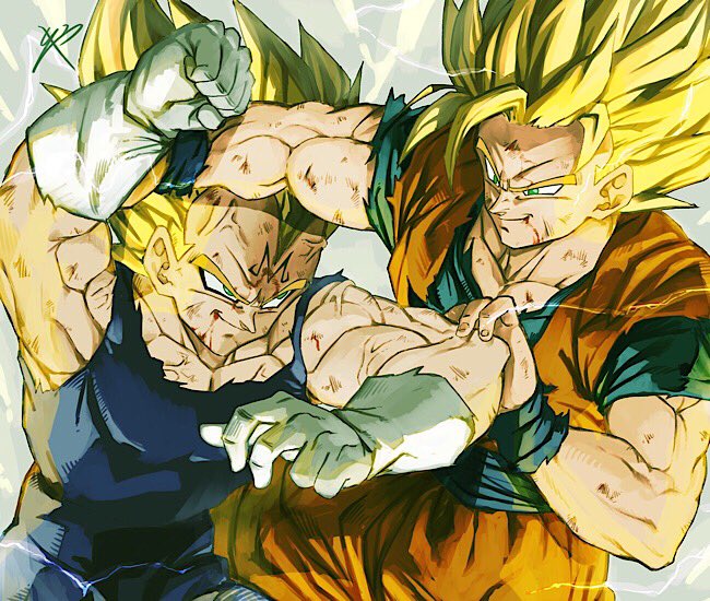 2boys, battle, blonde_hair, blood, blood_on_face, clenched_hands, dirty, dirty_clothes
