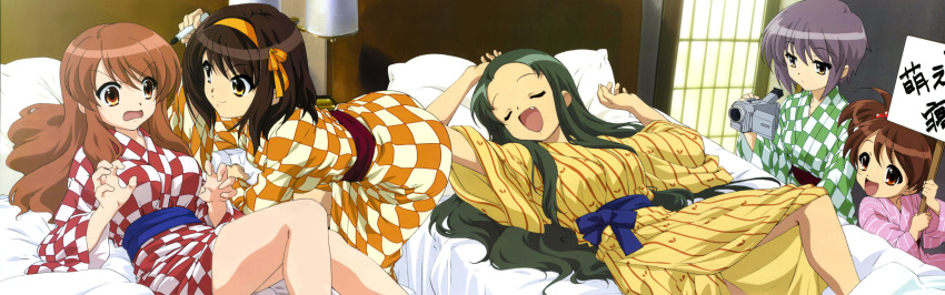 asahina_mikuru, dualscreen, kyon_no_imouto, nagato_yuki, suzumiya_haruhi, suzumiya_haruhi_no_yuuutsu, tsuruya